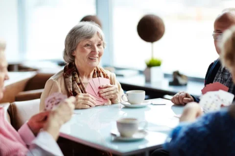 depositphotos 112575828 stock photo woman playing cards